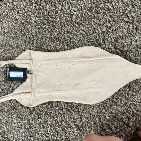 Viscose bodysuit (nude, NWOT) new NO tags. Pretty little things - Picture 5 of 8